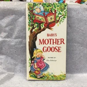 🎉2/$15🎉Baby’s Mother Goose 1959/1980 classic poems/rhymes board book, etc